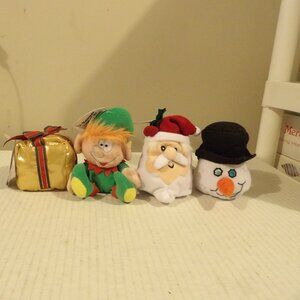 *+ Lot of 4 Christmas Silly Slammers Tested Working W/Tags Vintage